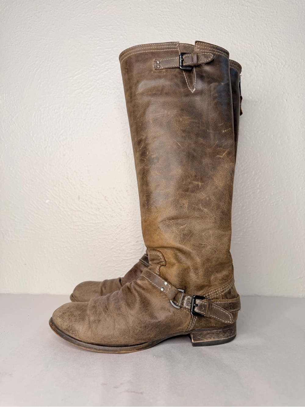 Steve Madden Roady distressed leather tall boot